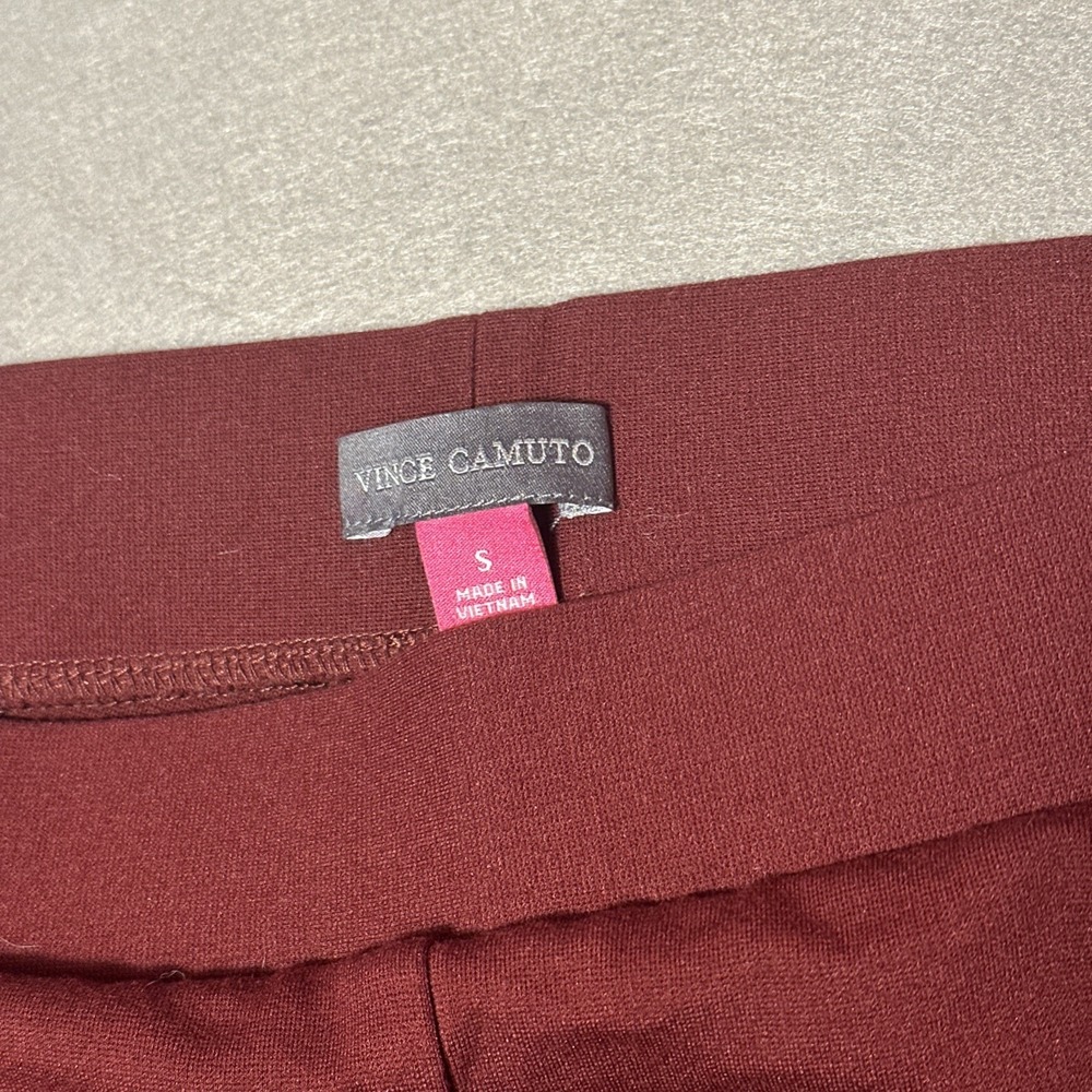 Vince Camuto Equestrian Wine Leggings Women's Size Small - Picture 4 of 6